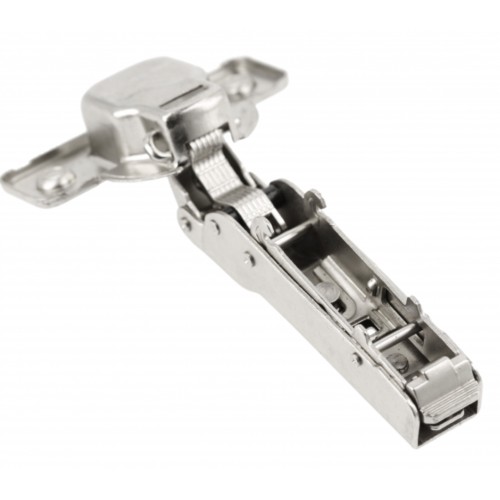 Петля полунакладная GTV SilentoPro 3D без пружины + опорная планка Н=0 clip-on - ZP-SLCA08-3DBEO