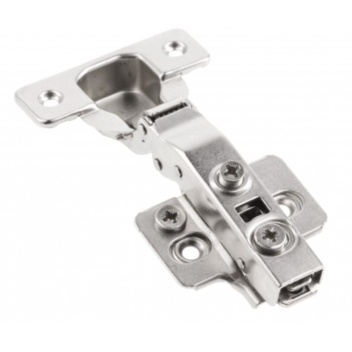 Петля накладна GTV SilentoPro 3D без пружини + опорна планка Н=0 clip-on - ZP-SLCA09-3DBEO