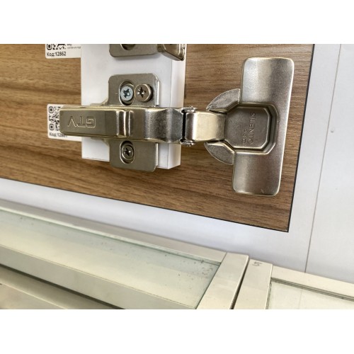 Петля GTV SilentoPro 3D 90° накладная гидравлическая + оп. планка Н=0 clip-on - ZM-HCSL09-3DBEO