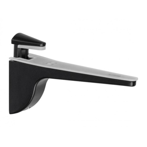 Полкотримач для скла GIFF Ibis L-130мм H-65мм чорний - 14579