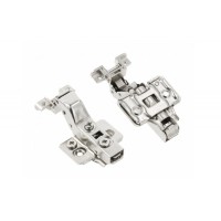 Петля GTV SilentoPro 3D для алюмінієвих рамок Вкладна Гідравлічна + оп. планка Н=0 clip-on