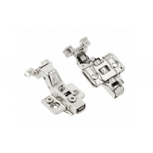 Петля GTV SilentoPro 3D для алюмінієвих рамок Вкладна Гідравлічна + оп. планка Н=0 clip-on - ZM-HCSLRALU07-3DBEO