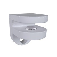 Полкодержатель для стекла 4-6 мм DM 40 BLKM белый матовый