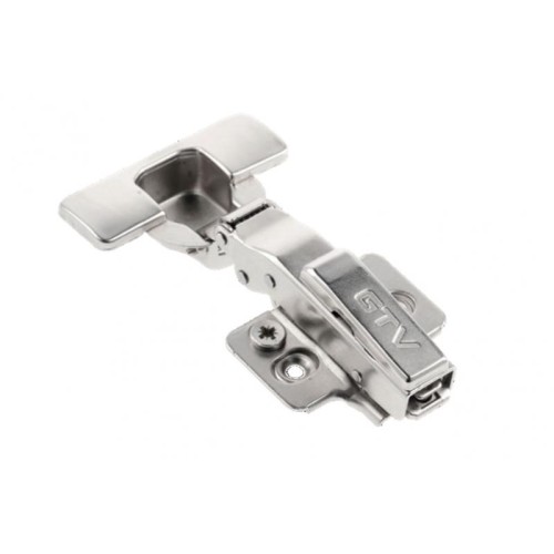 Петля GTV SilentoPro 3D 90° накладная гидравлическая + оп. планка Н=0 clip-on - ZM-HCSL09-3DBEO