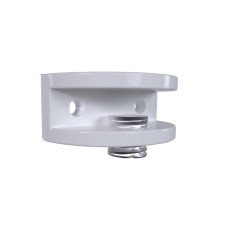 Полкоутримувач для скла 4-9 мм DM 02 білий матовий