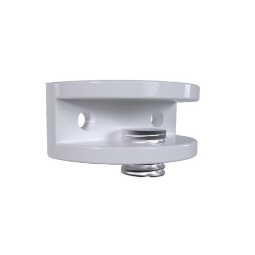 Полкодержатель для стекла 4-9 мм DM 02 белый матовый- 15896