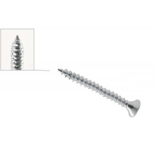 Саморезы GTV IRONFAST, 4x45мм, белый цинк (уп-500шт) - 14974