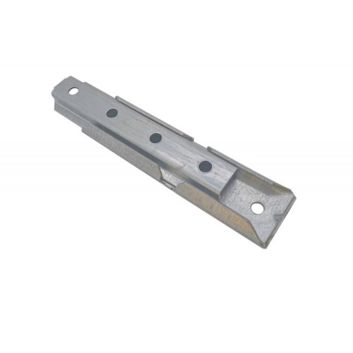 Меблевий рейковий зачіп із оцинкованої сталі, 126 мм - 11917