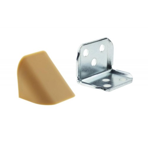 Кутник монтажний 2-й DC з накладкою Ваніль - 14542