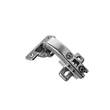 Петля GTV 90° рівнолежача, без пружини, під фальшпанель, з опорною планкою Н=2 та єврошурупом