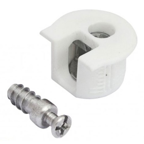 Рафікс Linken System корпус стяжки білий 16мм + гвинт - 8647