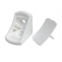 Уголок монтажный 1-ный GTV 680 белый пластик