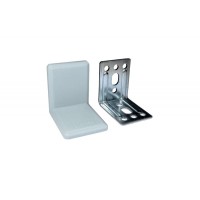 Уголок монтажный Linken System металлический 48х48мм с накладкой серый