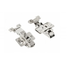 Петля GTV SilentoPro 3D для алюмінієвих рамок, напівнакладна, гідравлічна, clip-on + опорна планка Н=0