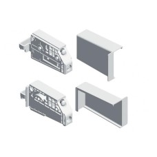 Підвіс меблевий GTV 8C (Л+П) із Заглушками, 110 кг, Білий