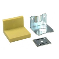 Уголок монтажный металлический Linken System с накладкой крем 35*45