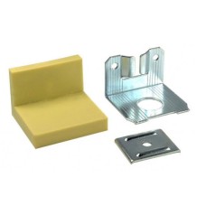 Кутник монтажний металевий Linken System з накладкою крем 35*45