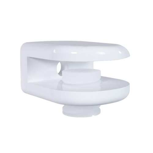 Полкодержатель для стекла 4-6 мм DM 50 BLKM белый матовый - 15898