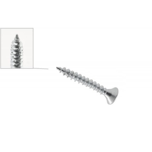 Саморізи GTV IRONFAST, 3,5x30мм, білий цинк (уп-500шт) - 14971