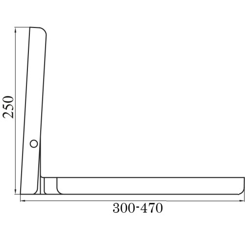Консолі для мікрохвильової печі 250х300 білий - 9500