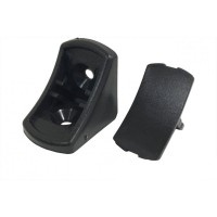 Кутник монтажний 1-й GTV 677 чорний пластик