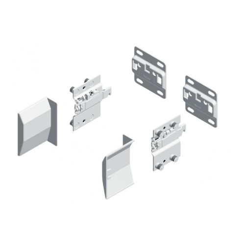 Підвіс меблевий GTV 10C (Л+П) із Заглушками, 240 кг, Білий - ZK-ZAW-10C-KPL