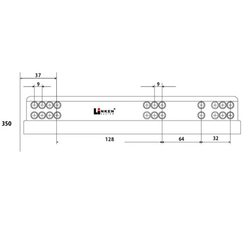 Напрямна прихованого монтажу Linken System під 16-19 мм Linken System L-350 - 11617