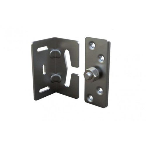 Підвіс меблевий кутовий з кріпленням, 90х48, 5х1, 5 мм, цинкове покриття - 7651