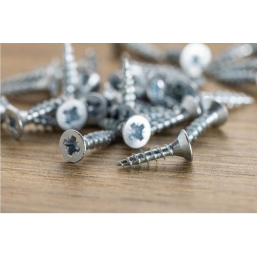 Саморезы GTV IRONFAST, 4x35мм, белый цинк (уп-500шт) - 14973