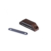 Магнит с ответной планкой большой коричневый