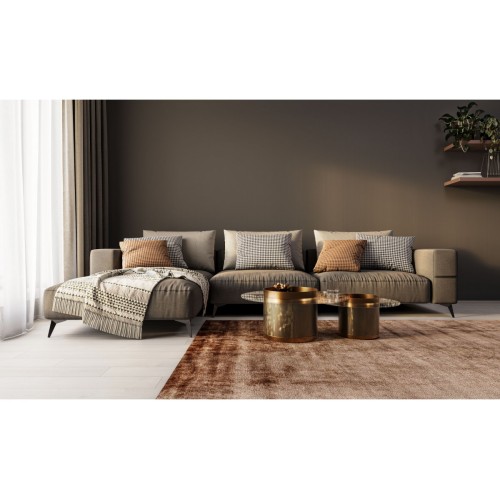 Ножка мебельная GTV STAR 125 мм, черная матовая, стальная - NM-STAR-125-20M