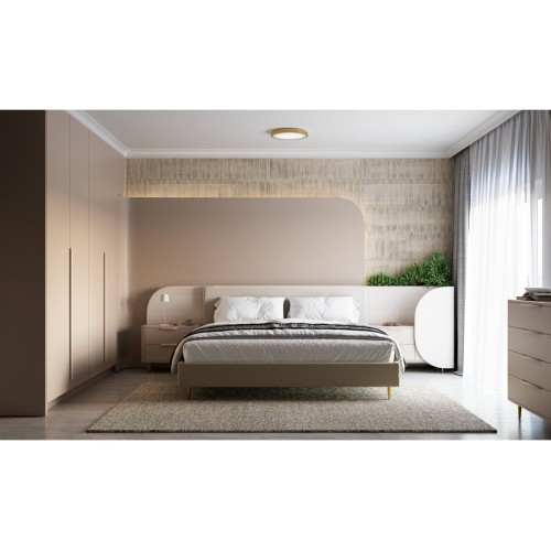 Ніжка меблева GTV SPIRE H-130 мм сталь чорна матова - NM-SPIRE-130-20M