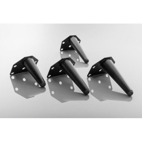 Ножка мебельная GTV ANCHOR H-150 мм, черный матовый - NM-ANCHOR-150-20M