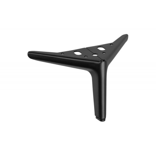 Нерегульована металева ніжка JUSTINE у матовому чорному кольорі, висота 120 мм - 00000014094