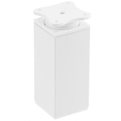 Ножка алюминиевая DAK-26 40x40 мм белый Н=60 мм регулируемая - NM-DAK26-60-10