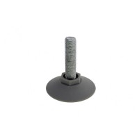 М10 Ніжка регульована чорна К-03 без планки