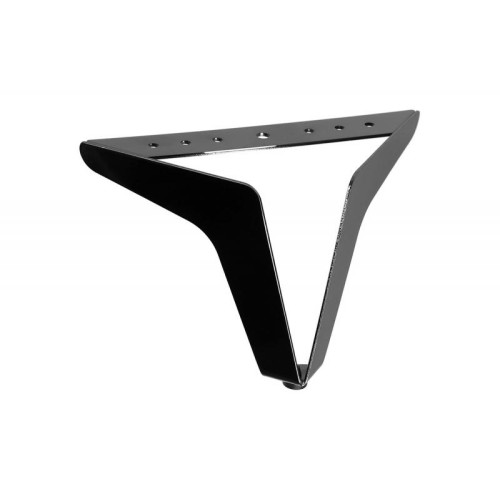 Нерегульована металева ніжка LETTON, чорний глянець, висота 130 мм - 00000014093