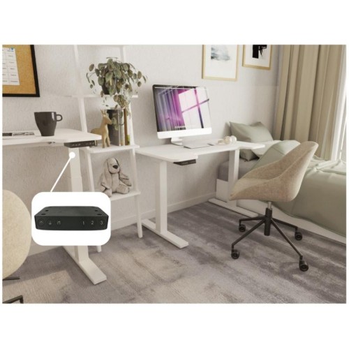 Опора для стола FUTURO Compact с электроприводом, серый H 685–1180 мм - TT03.2942.01.002