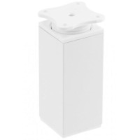 Ножка алюминиевая DAK-26 40x40мм белый Н=100 мм регулируемая