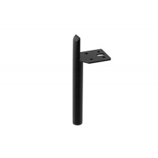 Нерегульована металева ніжка ARNIS, чорний матовий, висота 130 мм