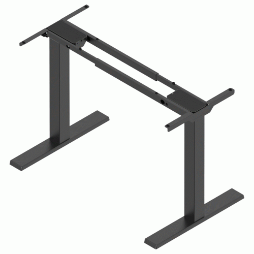 Опора для столу FUTURO Compact механізм з електроприводом, чорний H 685-1180 мм - TT03.2942.01.055