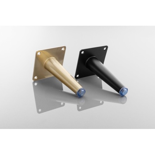 Ніжка меблева GTV SPIRE 130 мм, сталева, матове золото - NM-SPIRE-130-18