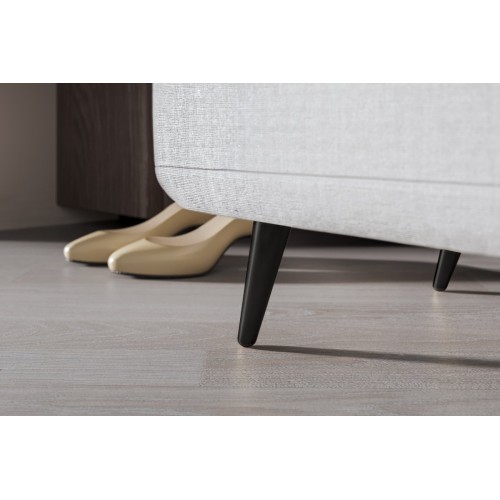 Мебельная ножка GTV ANCHOR 100 мм, скошенная, черная матовая сталь - NM-ANCHOR-100-20M