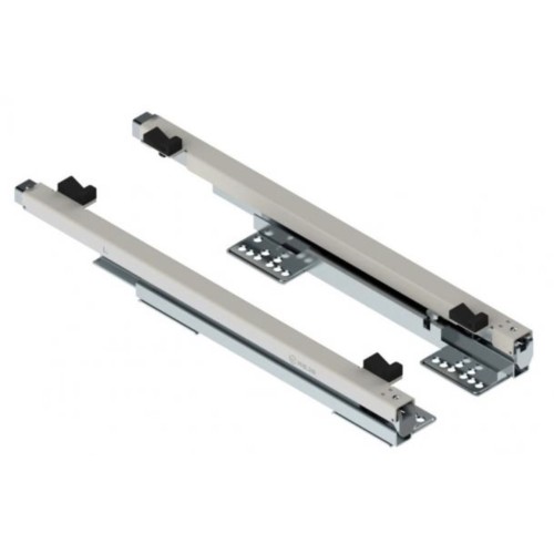 Направляющая нижняя для фасада под петлю REJS Full серебро L-450 мм - WE29.0128.01.549