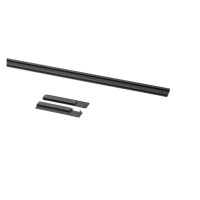 Передня панель GTV Axis Pro GLASS C2 для внутрішньої скриньки, +2 кріп, чорний, високий H167 L1200