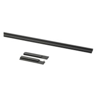 Передня панель GTV Axis Pro GLASS C2 для внутрішньої скриньки, +2 кріп, чорний, високий H167 L1200