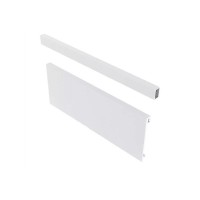 Axis Pro білий, передня панель з рейлінгом, високий ящик, 1200мм