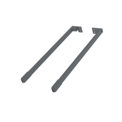 Axis Pro графіт, рейлінг для ящика, 450мм - PB-AXISPRO-RELKW450