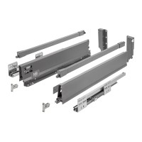 Висувна система Modern Box PRO, L=400 мм, Середній, антрацит, Soft Close