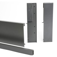 Axis Pro графіт, передня панель з двома кріпленнями, високий ящик, 1200мм